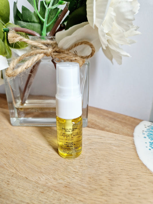 Natural Vegan - Luxurious Moringa Body Oil: Orange, Patchouli & Ginger Scented
