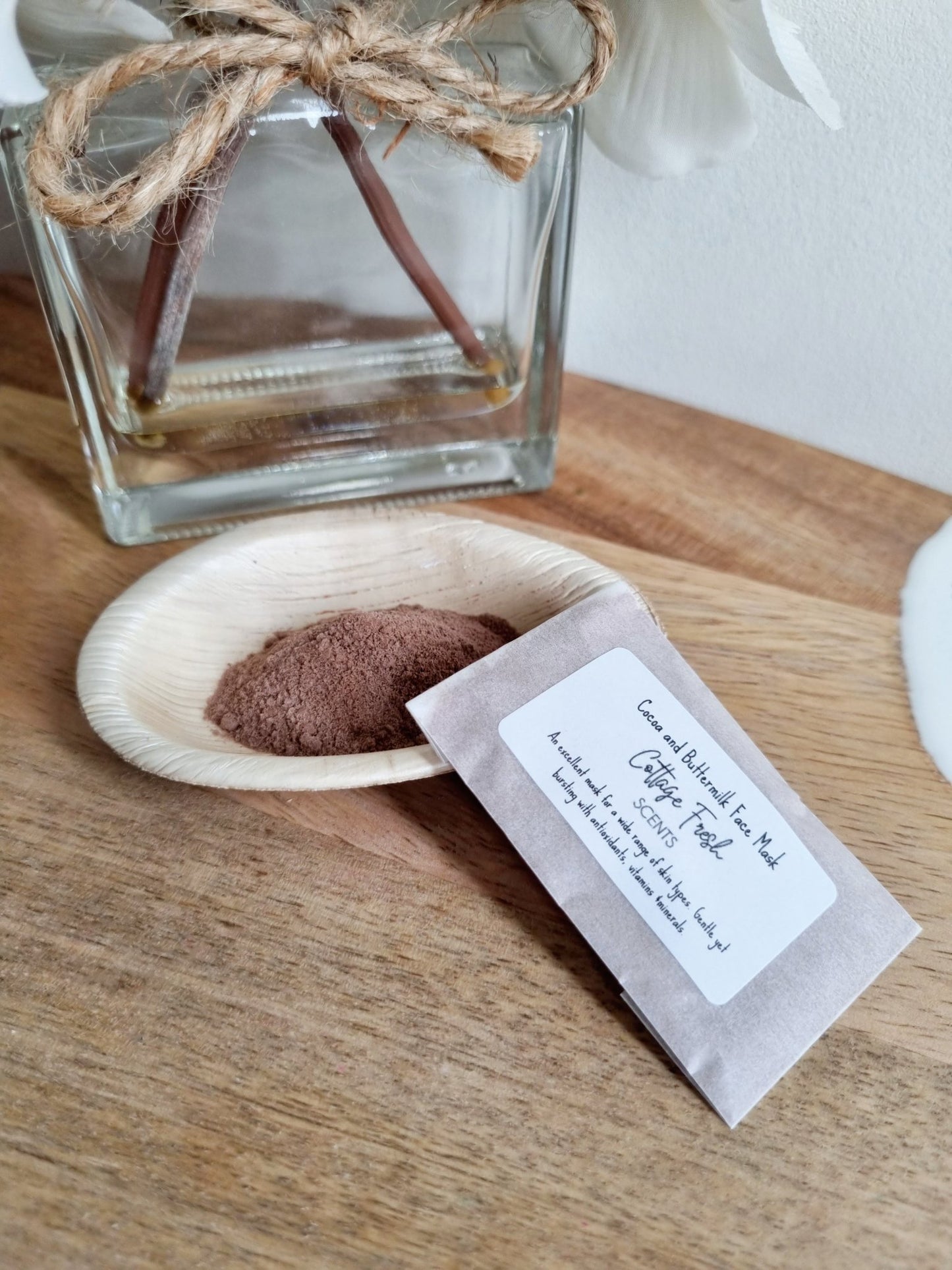 Cocoa & Buttermilk Luxurious Dry Face Mask - Dry Clay Face Mask - Cottage Fresh Scents