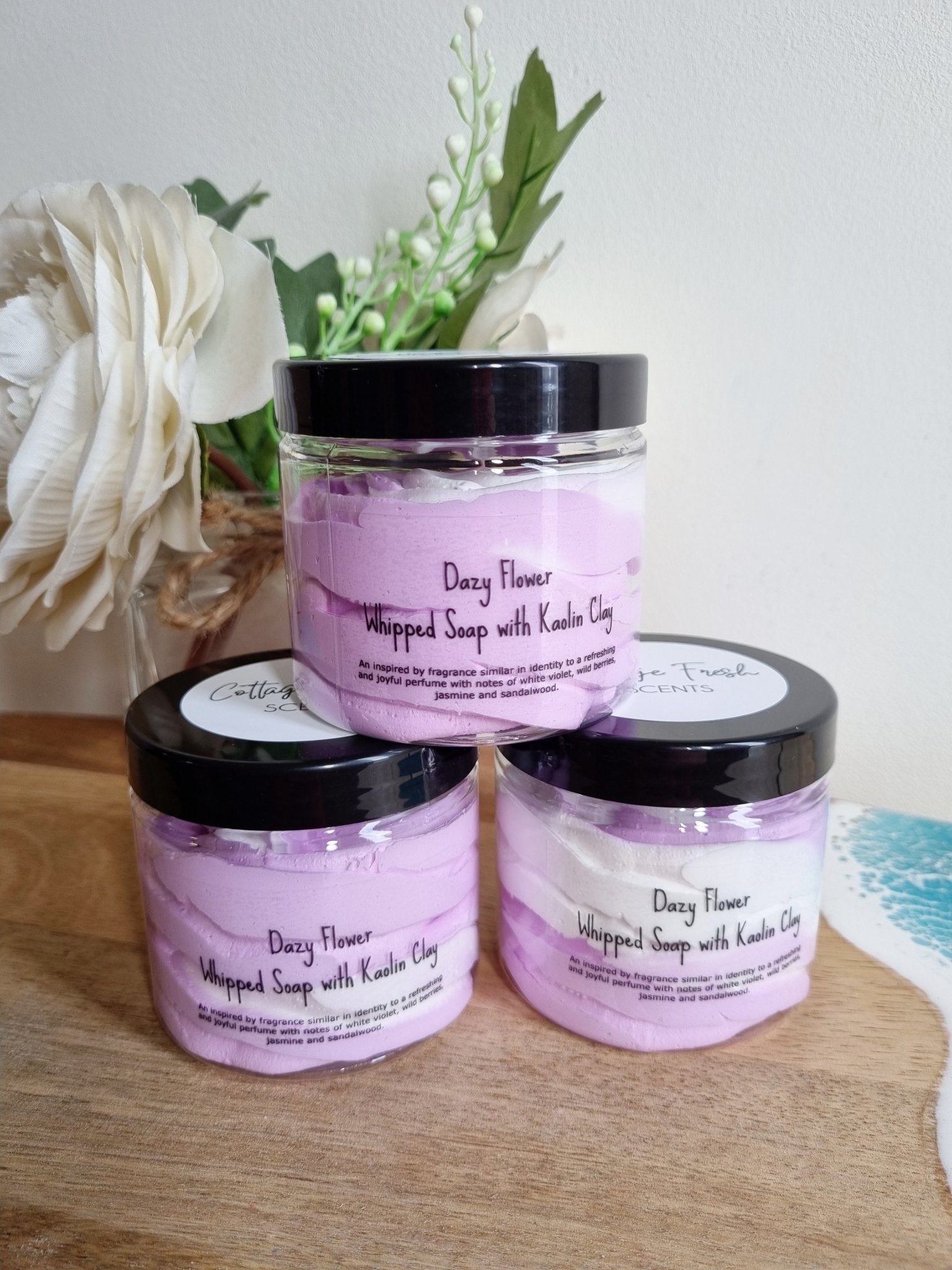 Dazy Flower Whipped Soap - Whipped Soap - Cottage Fresh Scents