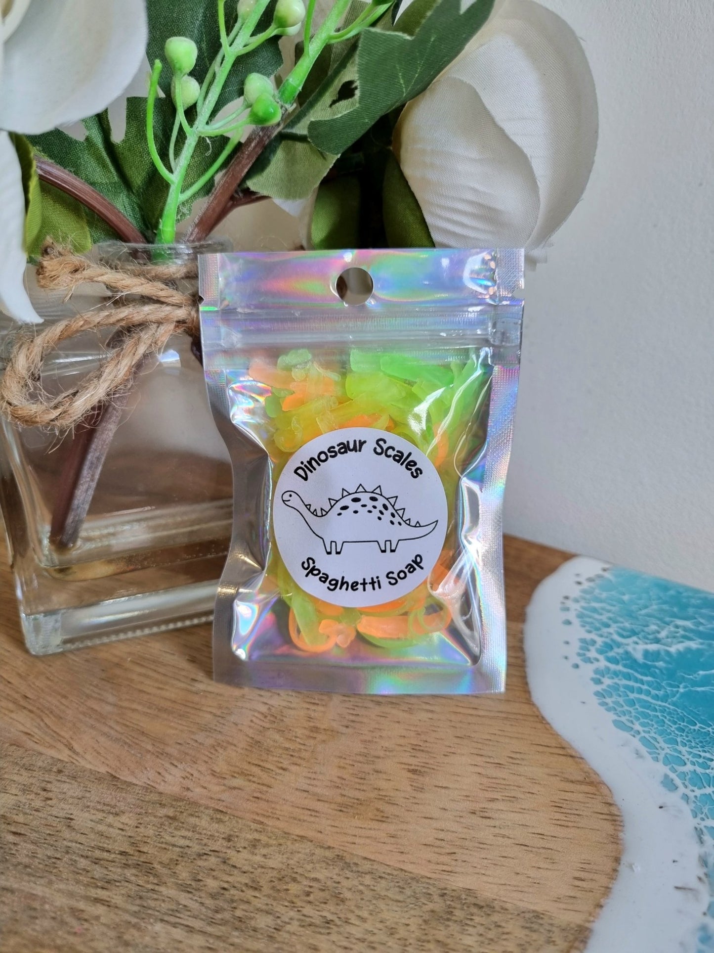 Dinosaur Themed Spaghetti Soap - Spaghetti Soap - Cottage Fresh Scents