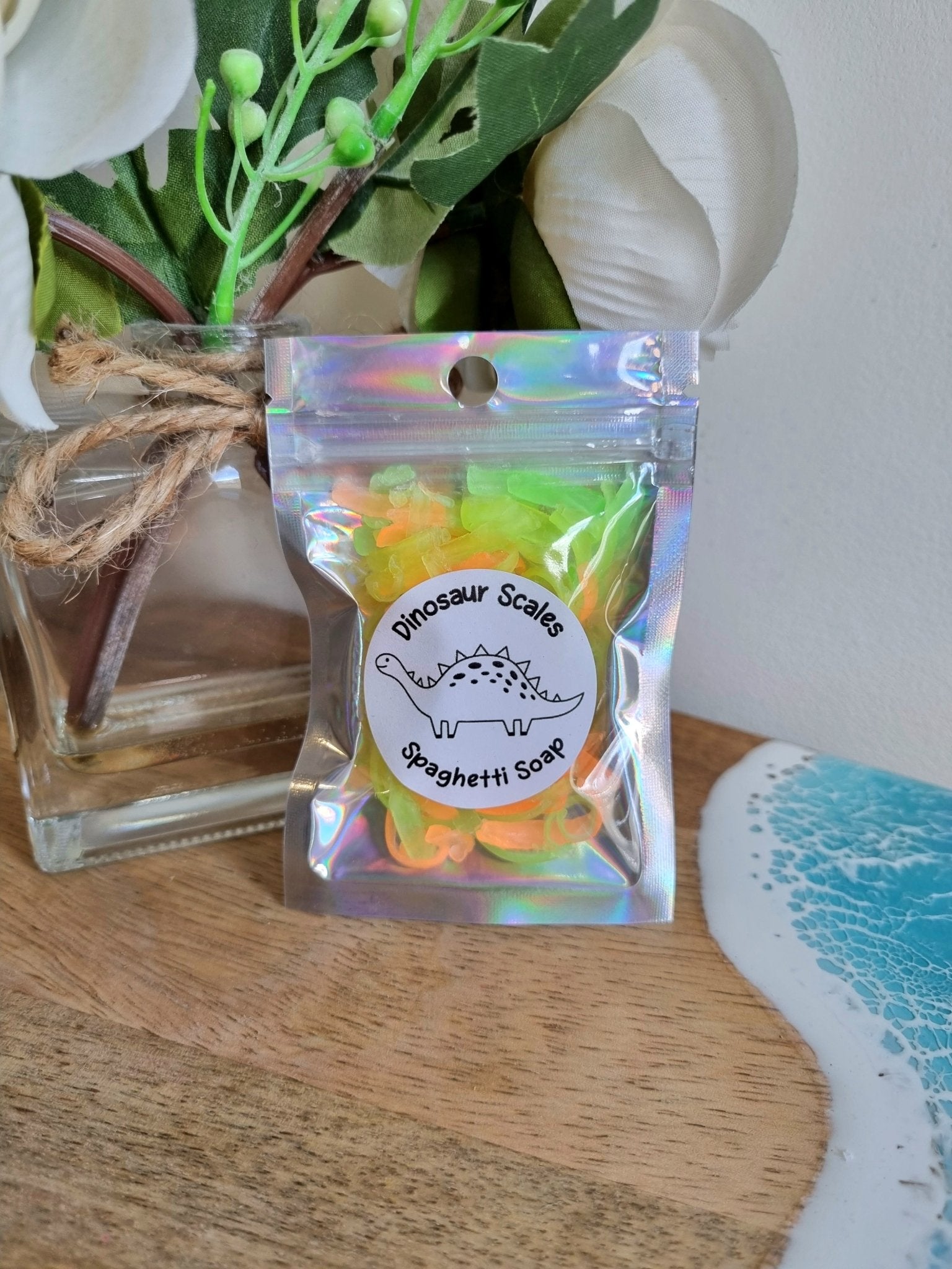 Dinosaur Themed Spaghetti Soap - Spaghetti Soap - Cottage Fresh Scents