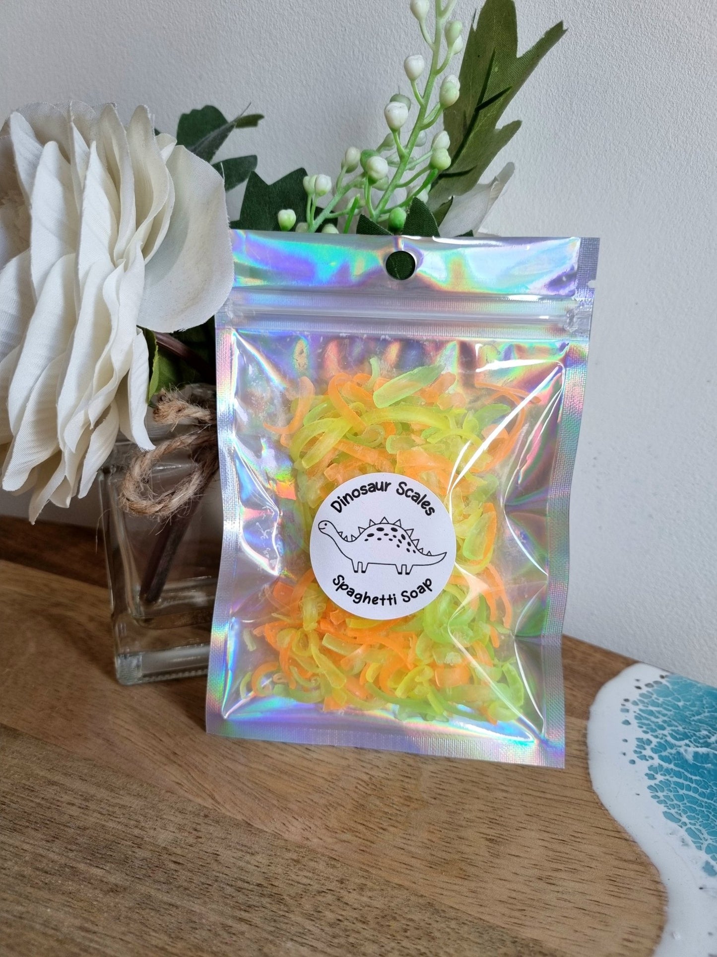Dinosaur Themed Spaghetti Soap - Spaghetti Soap - Cottage Fresh Scents