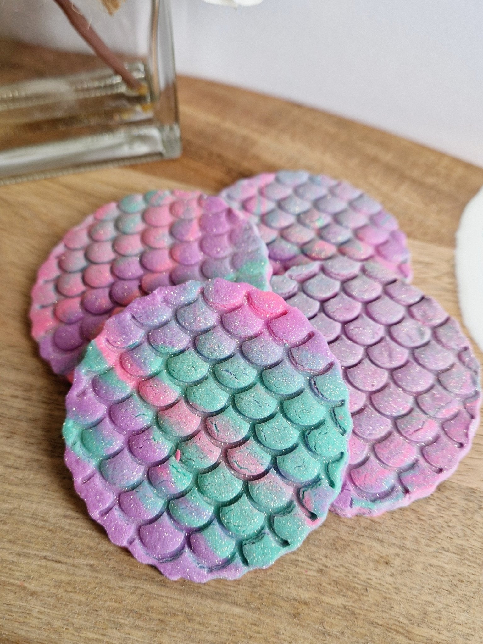 Mermaid Themed Solid Bubble Bath - Solid Bubble Bath Bar - Cottage Fresh Scents