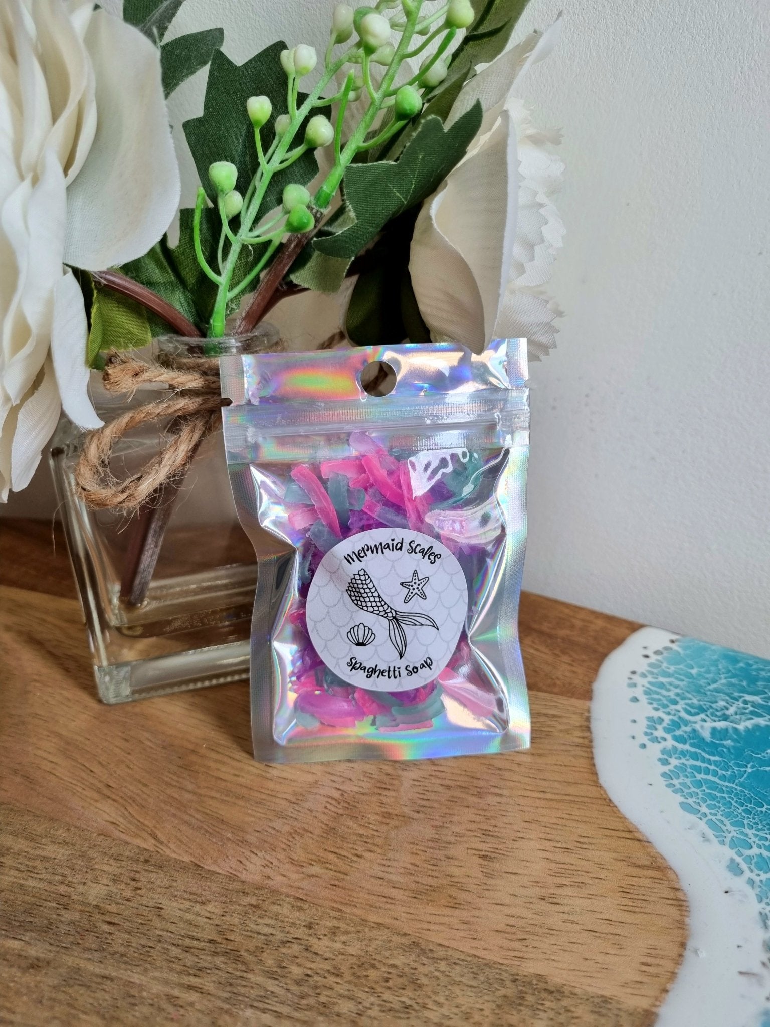 Mermaid Themed Spaghetti Soap - Spaghetti Soap - Cottage Fresh Scents