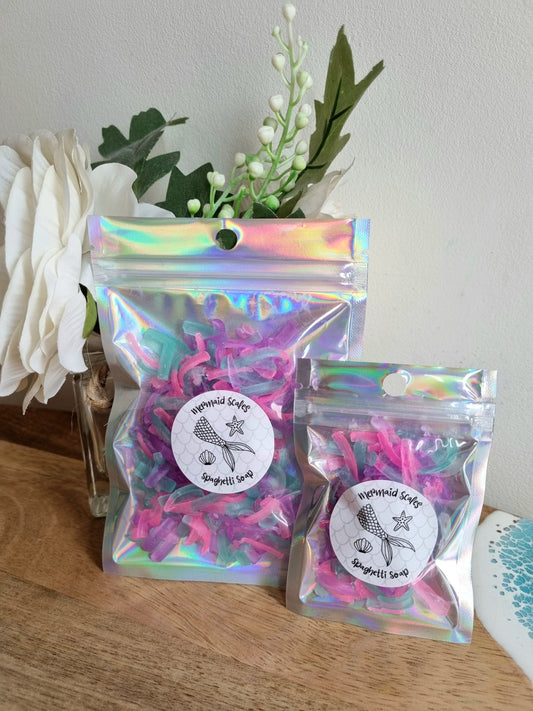 Mermaid Themed Spaghetti Soap - Spaghetti Soap - Cottage Fresh Scents