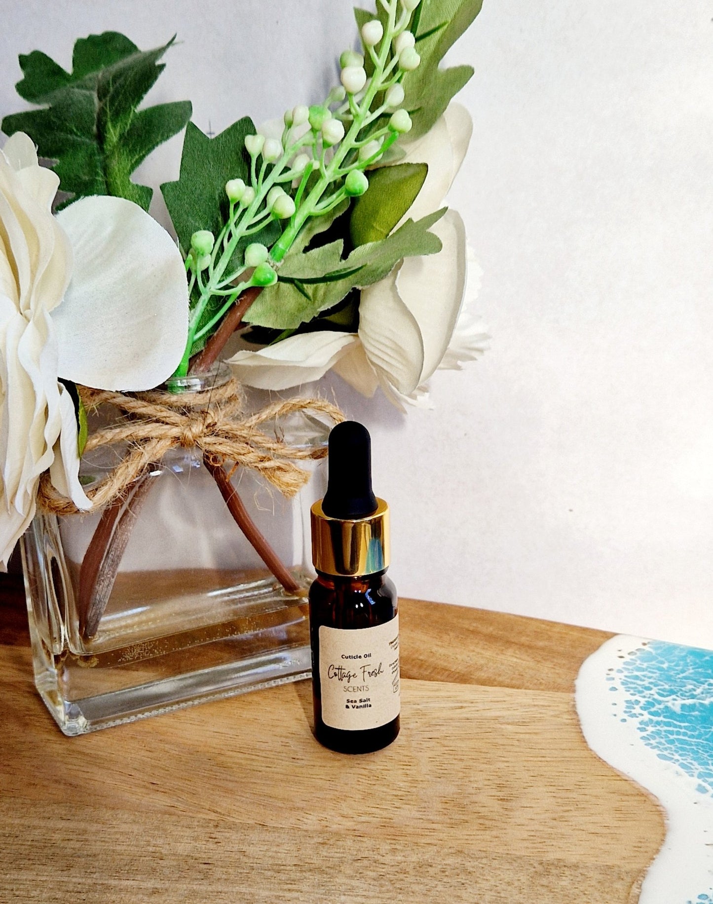 Sea Salt & Vanilla Cuticle Oil - Cuticle Oil - Cottage Fresh Scents