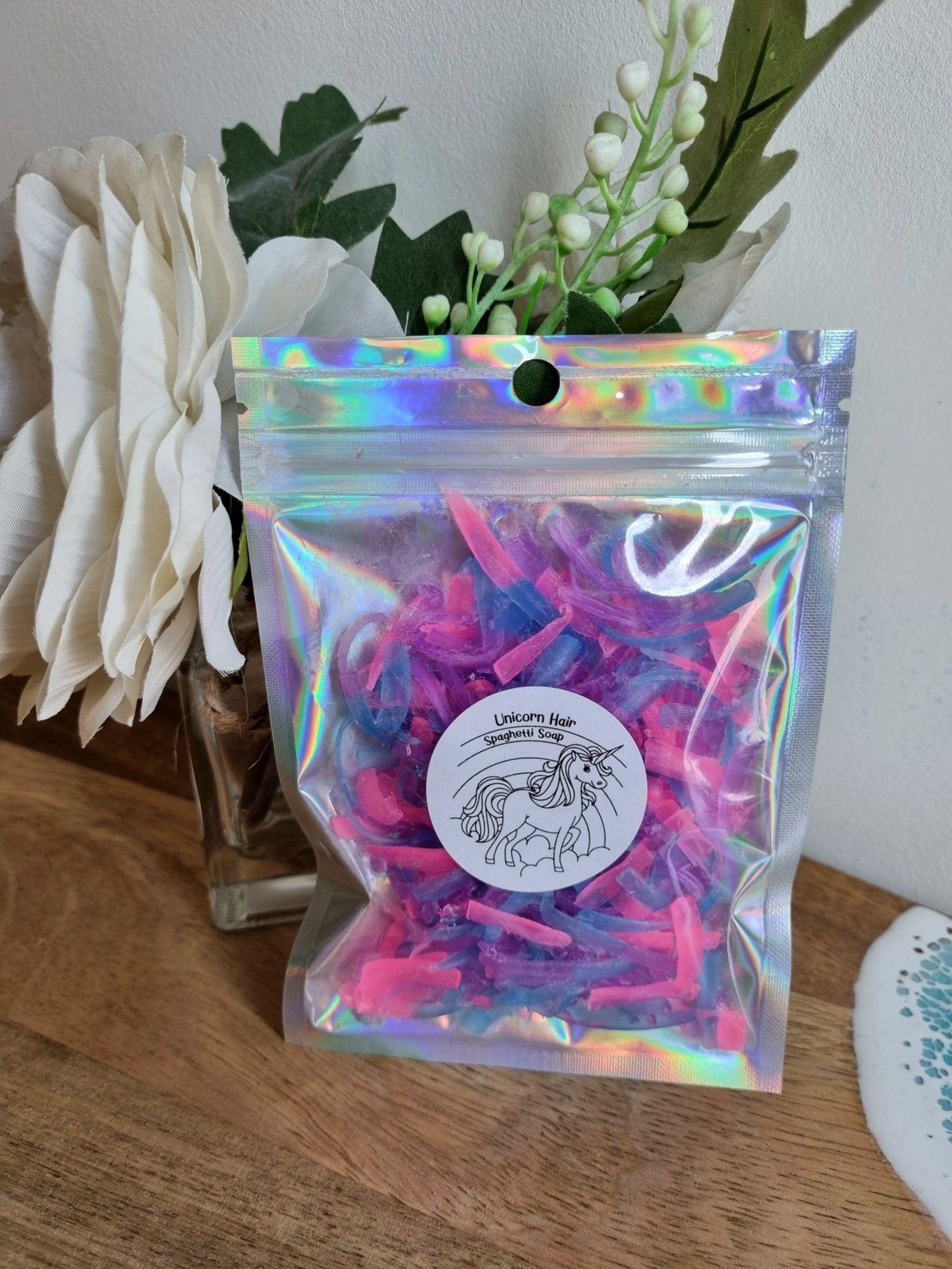 Unicorn Themed Spaghetti Soap - Spaghetti Soap - Cottage Fresh Scents
