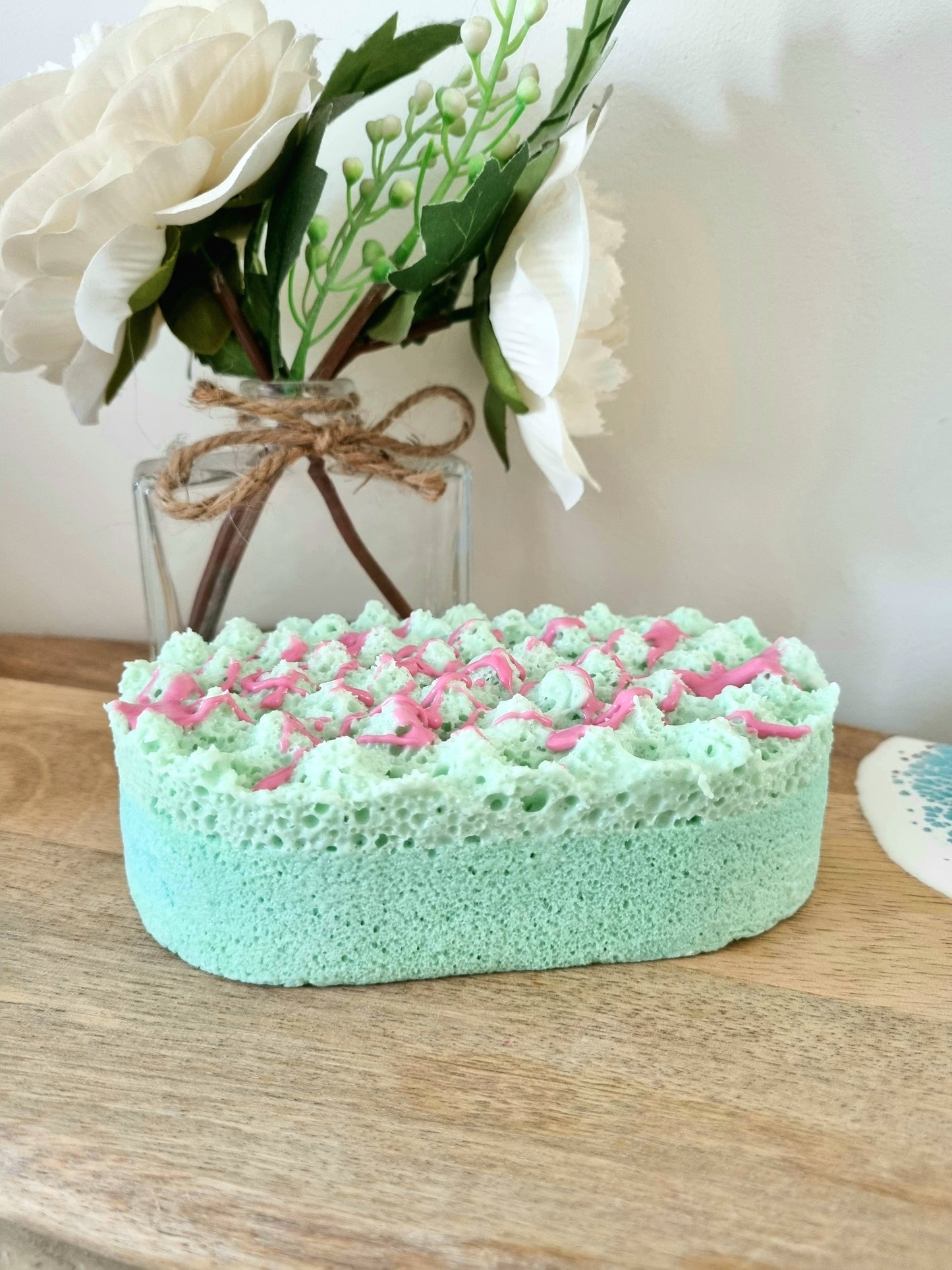 Strawberry & Lime Soap Infused Exfoliating Massage Sponge