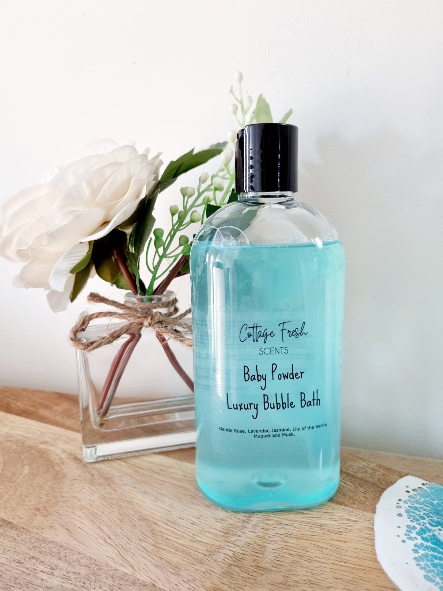 Baby Powder Luxury Bubble Bath - Bubble Bath - Cottage Fresh Scents