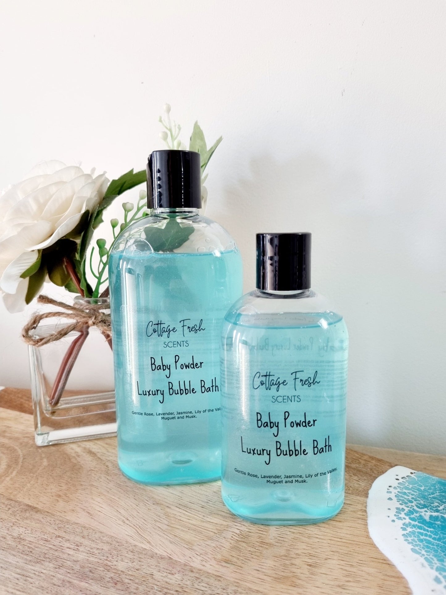 Baby Powder Luxury Bubble Bath - Bubble Bath - Cottage Fresh Scents