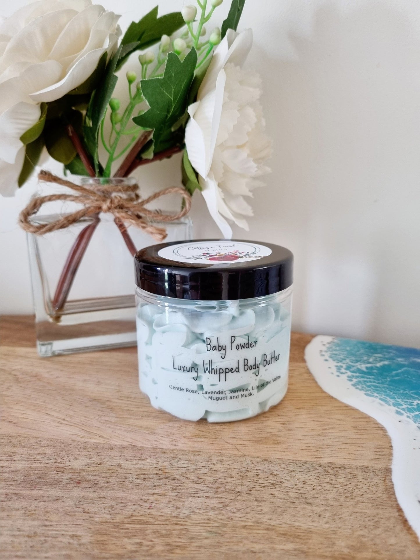 Baby Powder Luxury Whipped Body Butter Mousse - Body Butter - Cottage Fresh Scents