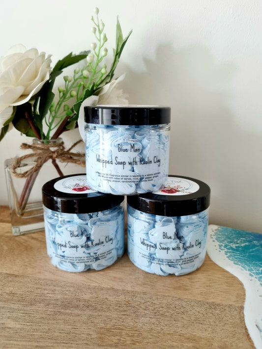 Blue Man Whipped Soap - Whipped Soap - Cottage Fresh Scents