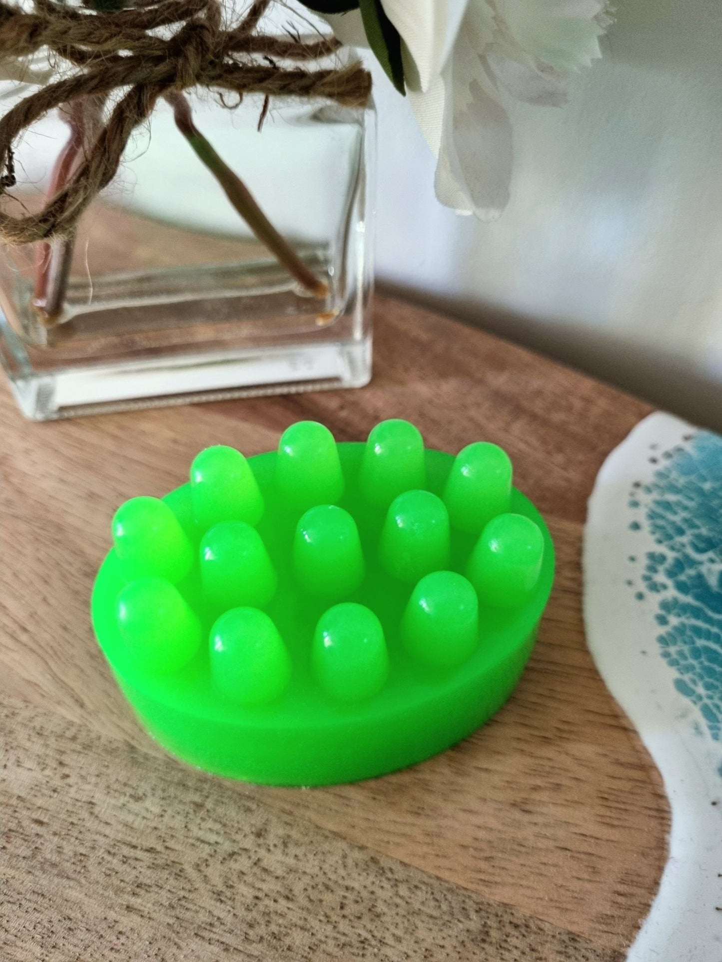 Green Apple Massage Soap Bar - Massage Soap Bar - Cottage Fresh Scents