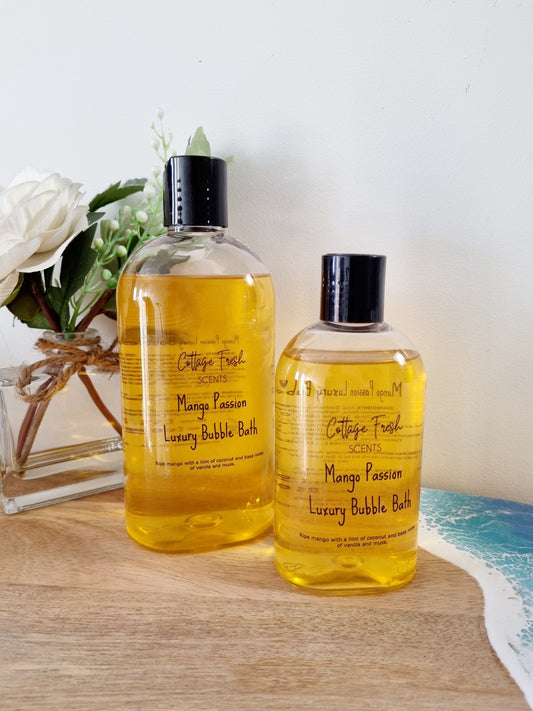 Mango Passion Luxury Bubble Bath - Bubble Bath - Cottage Fresh Scents