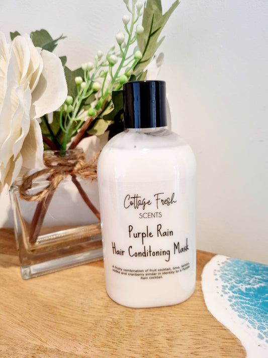 Purple Rain Hair Conditioning Mask - Conditioning Hair Mask - Cottage Fresh Scents