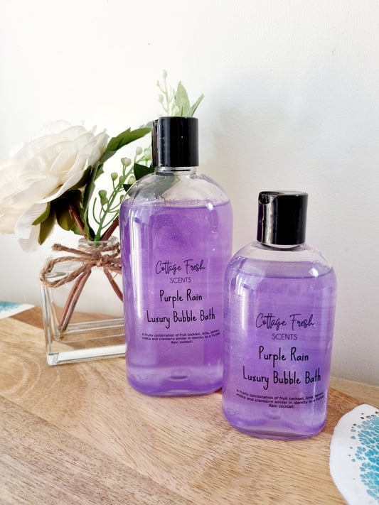 Purple Rain Luxury Bubble Bath - Bubble Bath - Cottage Fresh Scents