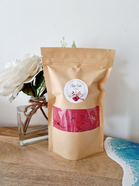 Raspberry Fizz Bath Bomb Dust - Bath Bombs - Cottage Fresh Scents
