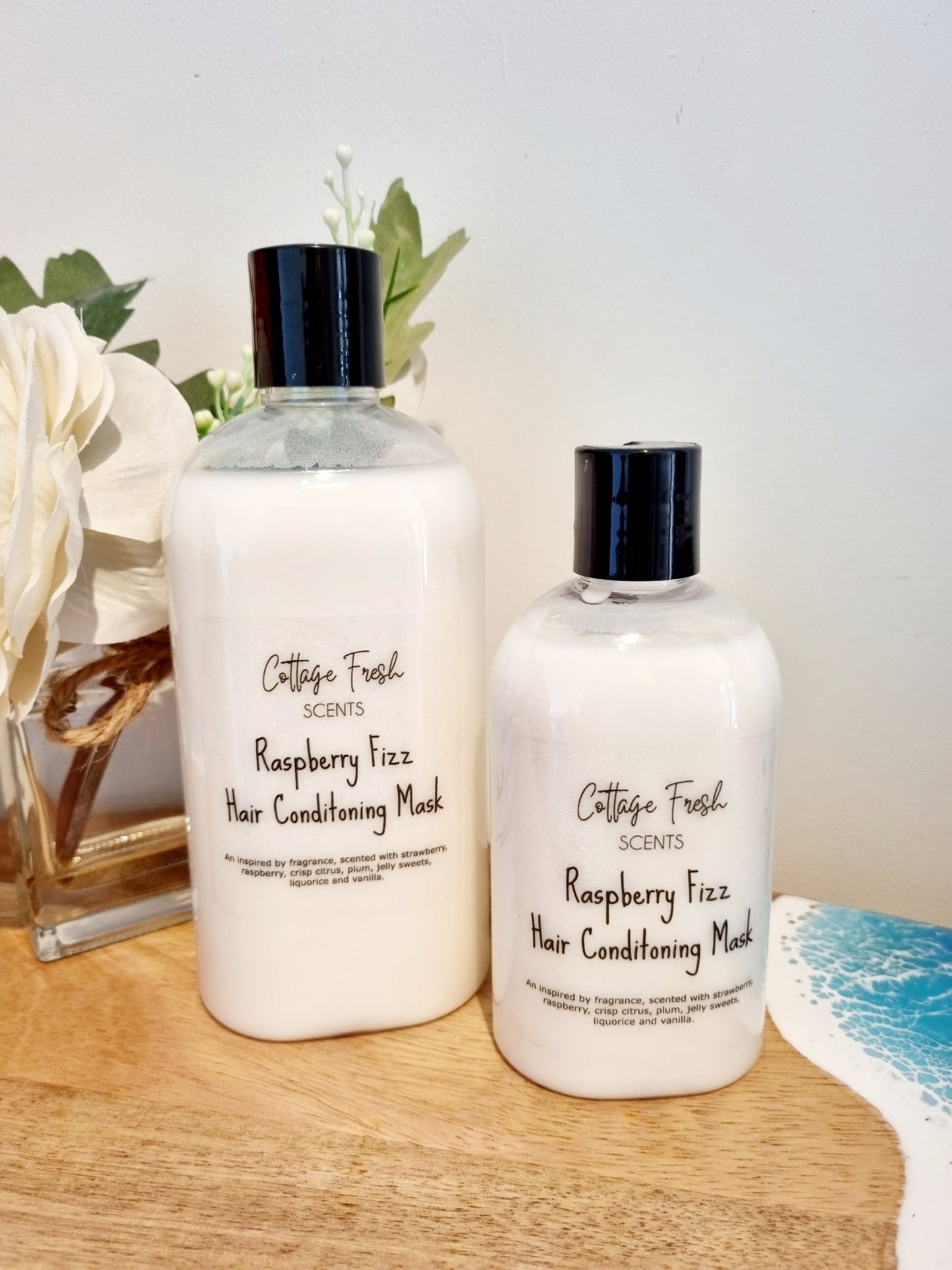 Raspberry Fizz Hair Conditioning Mask - Conditioning Hair Mask - Cottage Fresh Scents