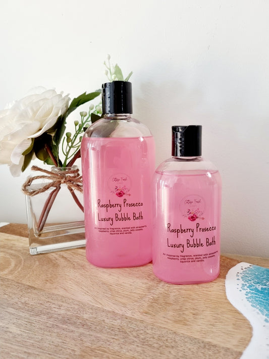 Raspberry Prosecco Luxury Bubble Bath - Bubble Bath - Cottage Fresh Scents