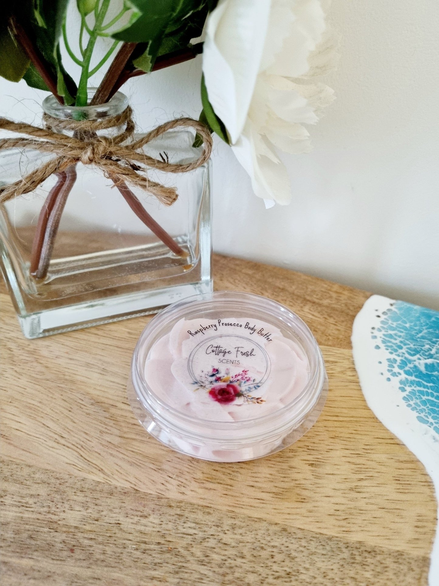 Raspberry Prosecco Luxury Whipped Body Butter - Body Butter - Cottage Fresh Scents