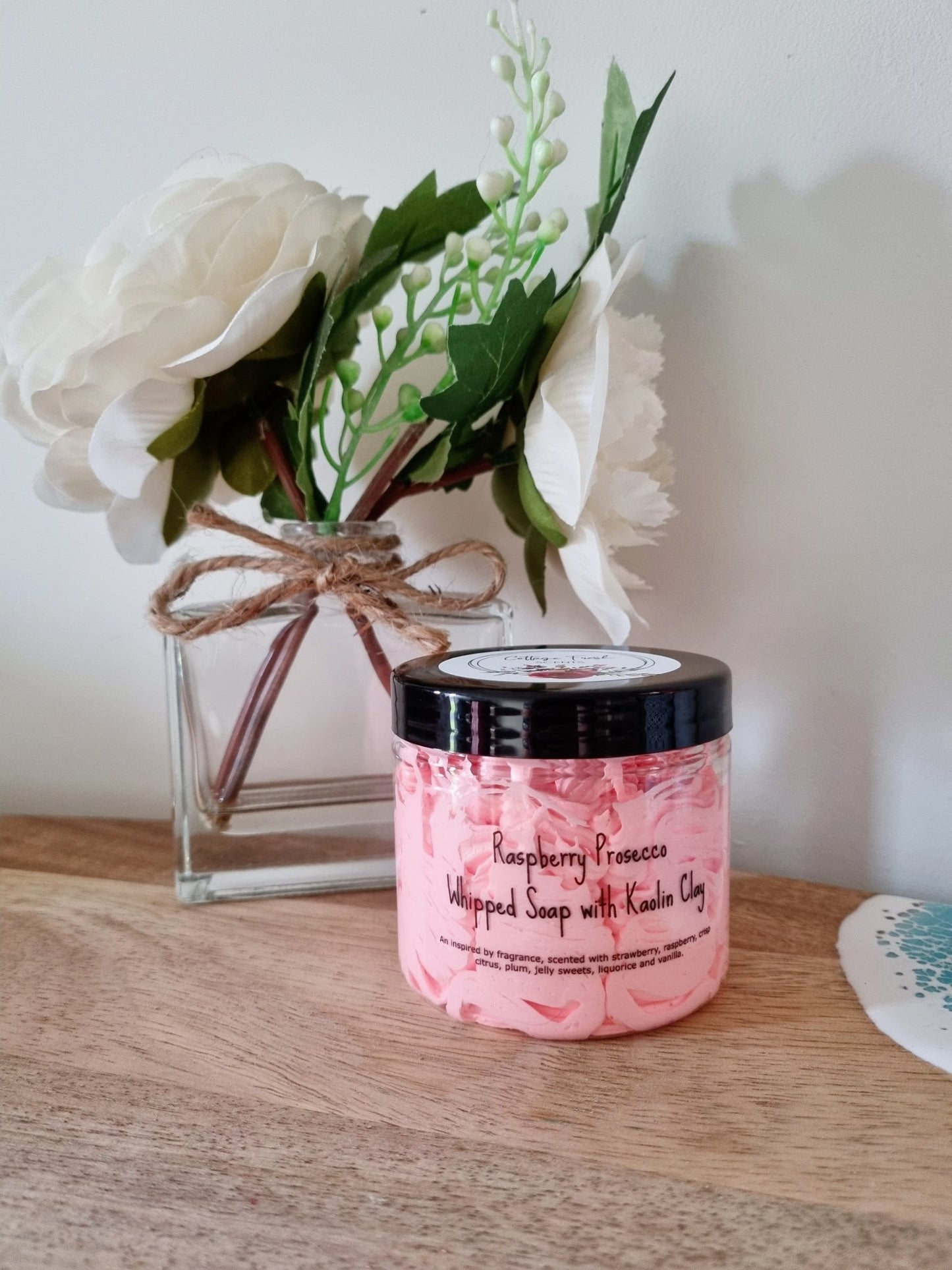 Raspberry Prosecco Whipped Soap - Whipped Soap - Cottage Fresh Scents