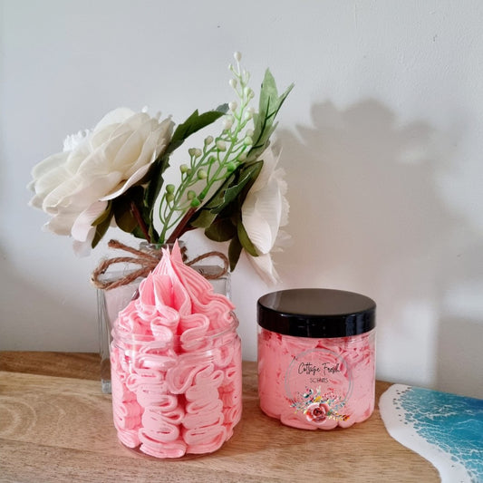 Raspberry Prosecco Whipped Soap - Whipped Soap - Cottage Fresh Scents