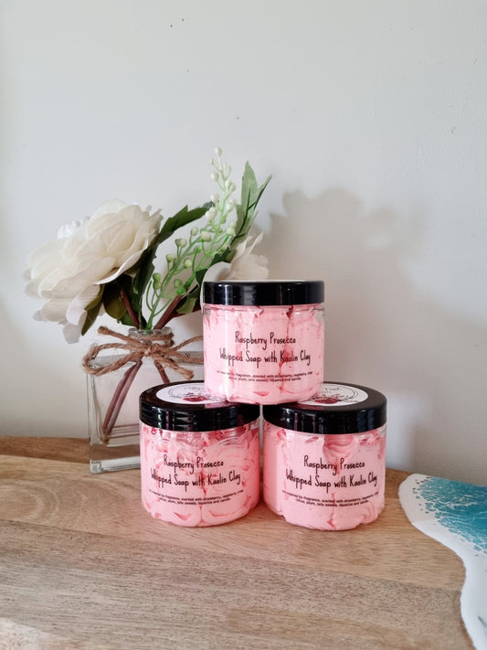 Raspberry Prosecco Whipped Soap - Whipped Soap - Cottage Fresh Scents