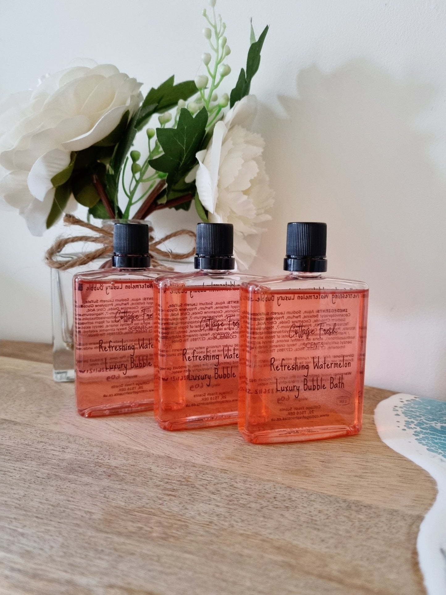Refreshing Watermelon Luxury Bubble Bath - Bubble Bath - Cottage Fresh Scents