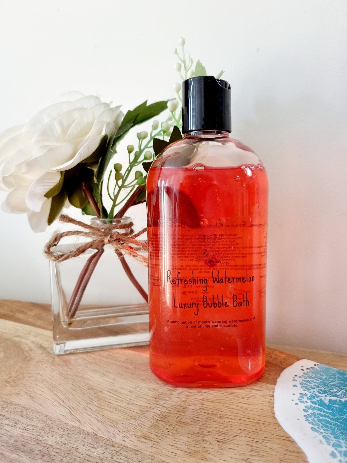 Refreshing Watermelon Luxury Bubble Bath - Bubble Bath - Cottage Fresh Scents