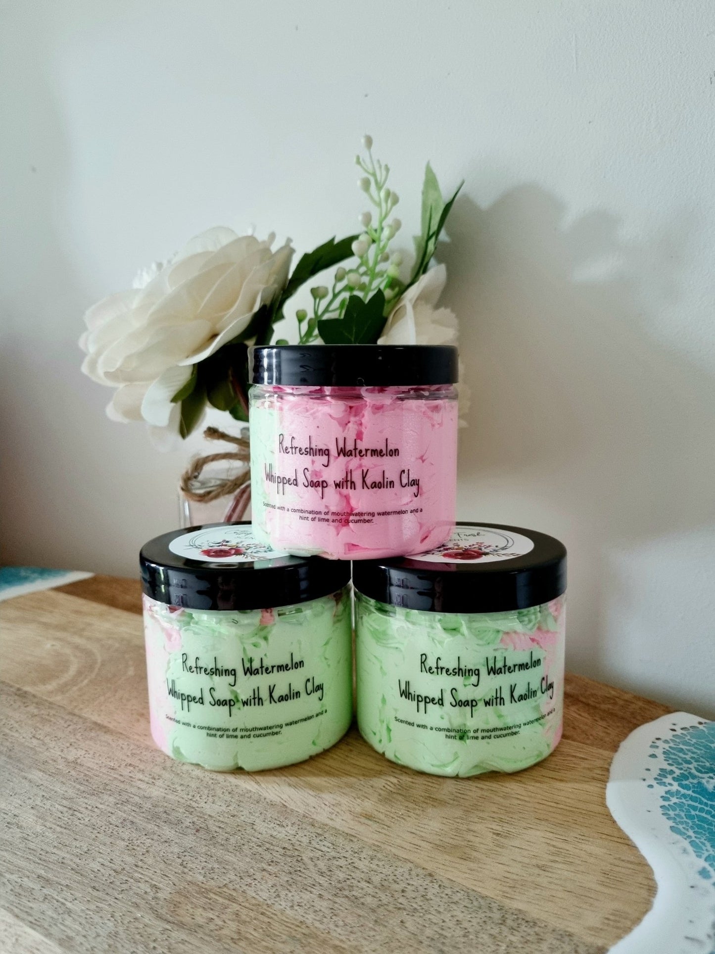 Refreshing Watermelon Whipped Soap - Whipped Soap - Cottage Fresh Scents