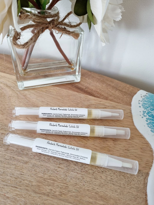 Rhubarb Marmalade Cuticle Oil - Cuticle Oil - Cottage Fresh Scents