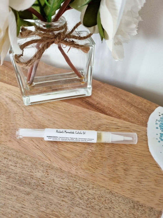 Rhubarb Marmalade Cuticle Oil - Cuticle Oil - Cottage Fresh Scents