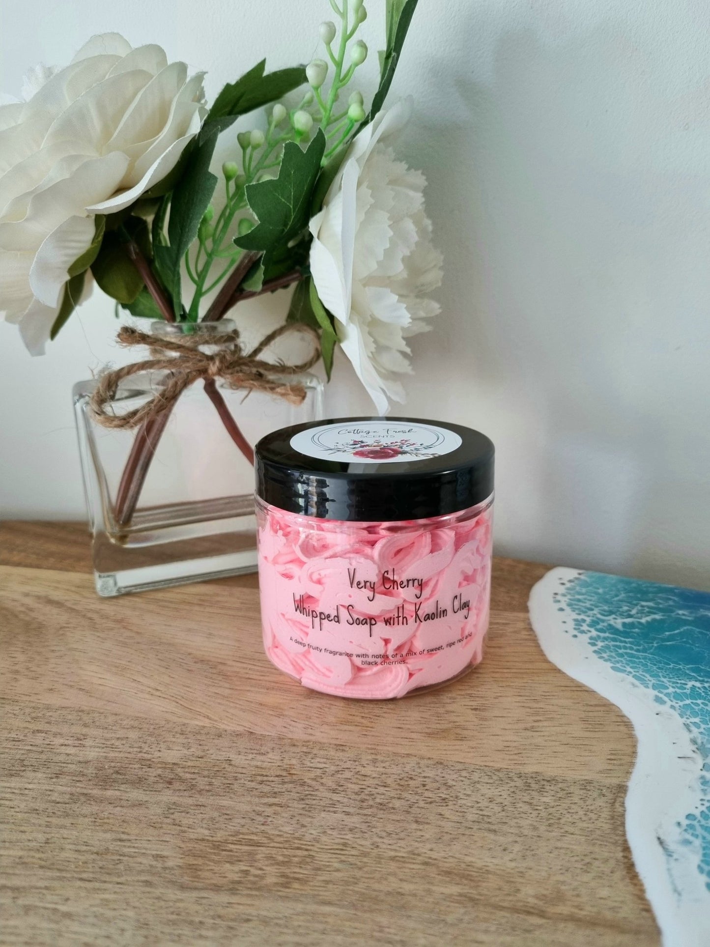 Very Cherry Whipped Soap - Whipped Soap - Cottage Fresh Scents
