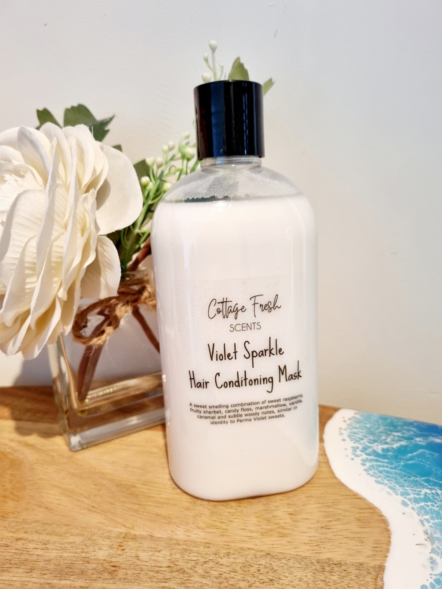 Violet Sparkle Hair Conditioning Mask - Conditioning Hair Mask - Cottage Fresh Scents