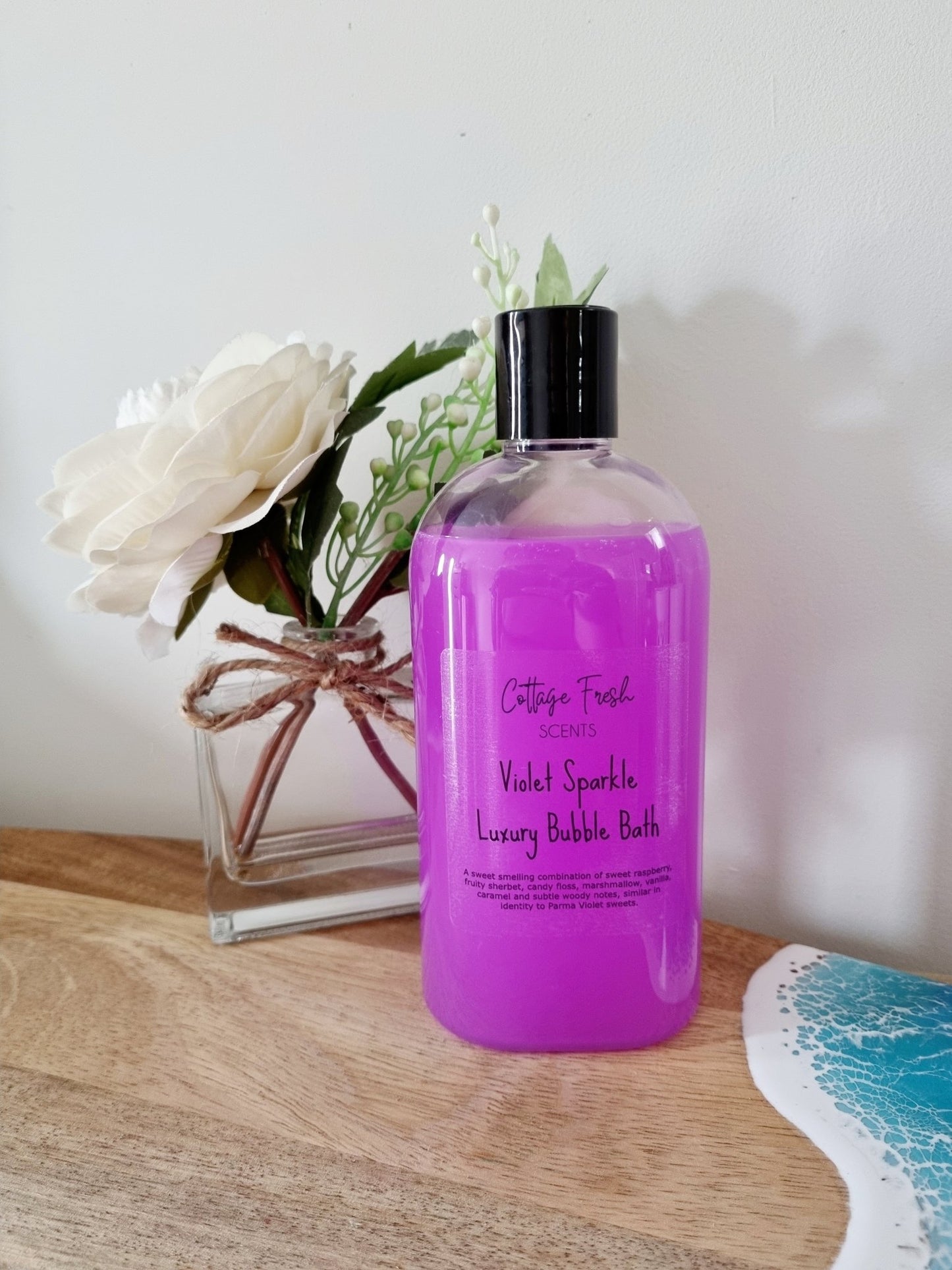 Violet Sparkle Luxury Bubble Bath - Bubble Bath - Cottage Fresh Scents