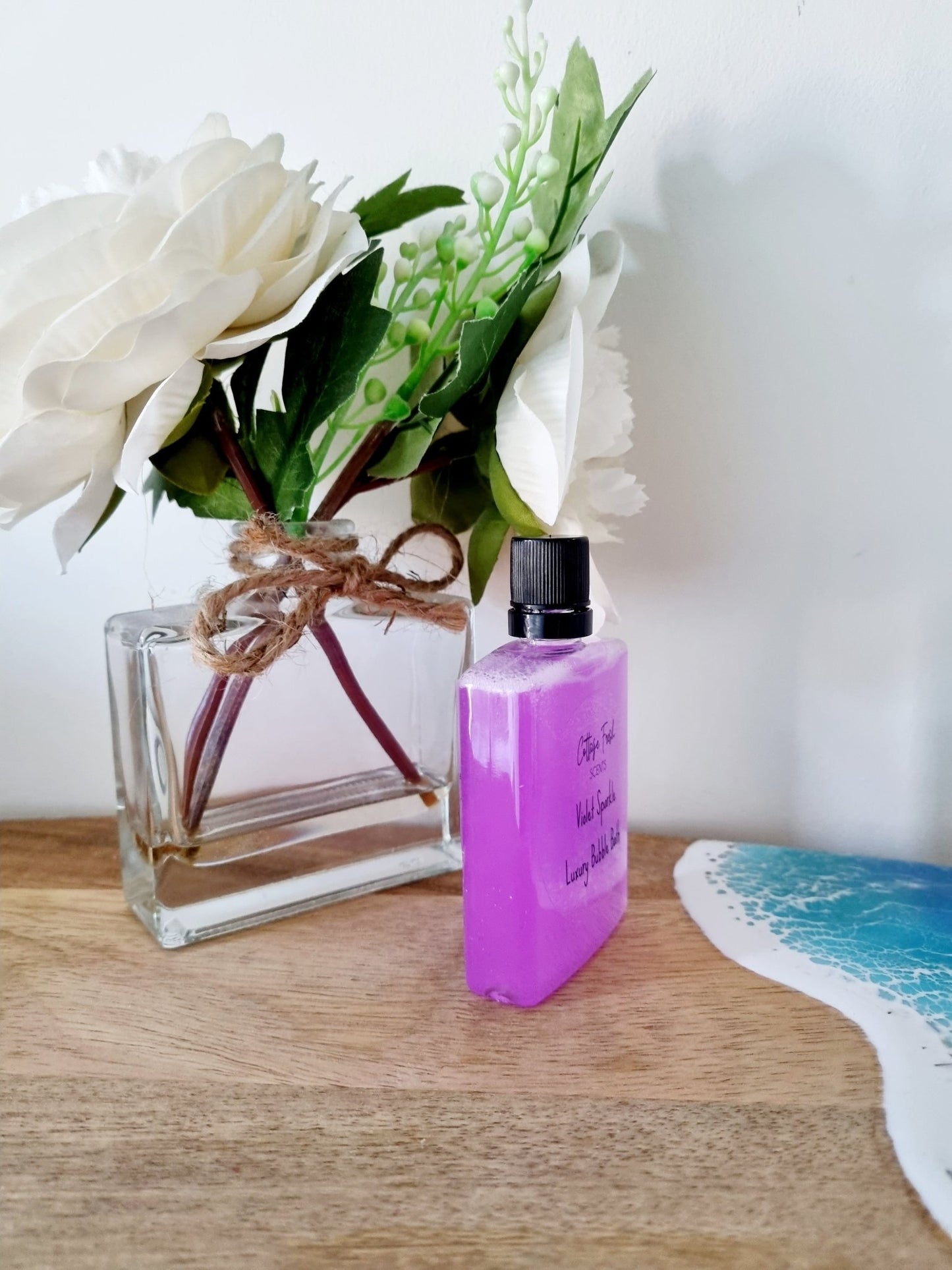 Violet Sparkle Luxury Bubble Bath - Bubble Bath - Cottage Fresh Scents