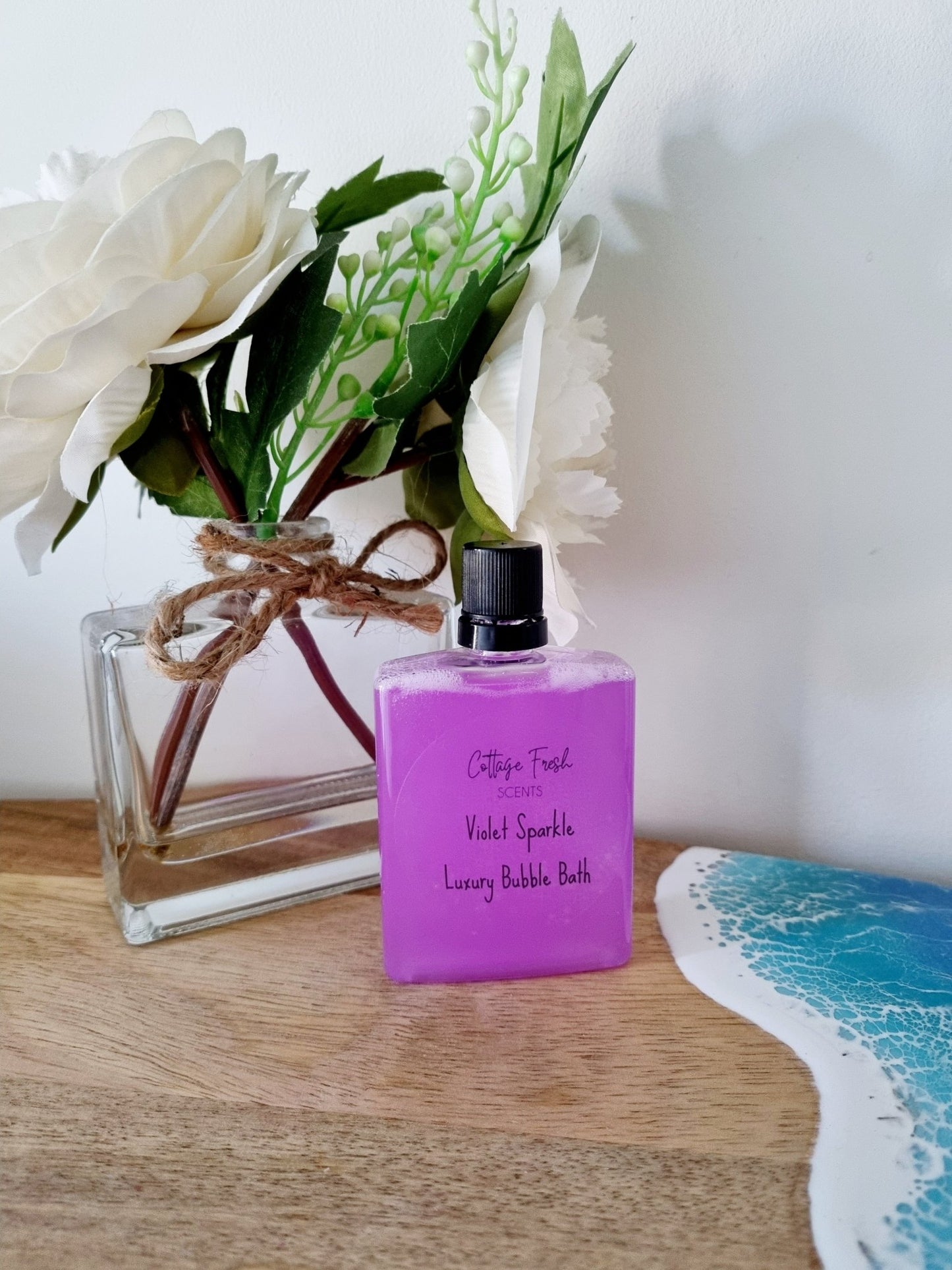 Violet Sparkle Luxury Bubble Bath - Bubble Bath - Cottage Fresh Scents