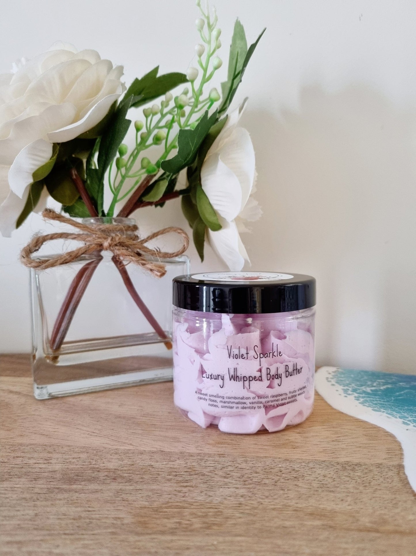 Violet Sparkle Luxury Whipped Body Butter Mousse - Body Butter - Cottage Fresh Scents