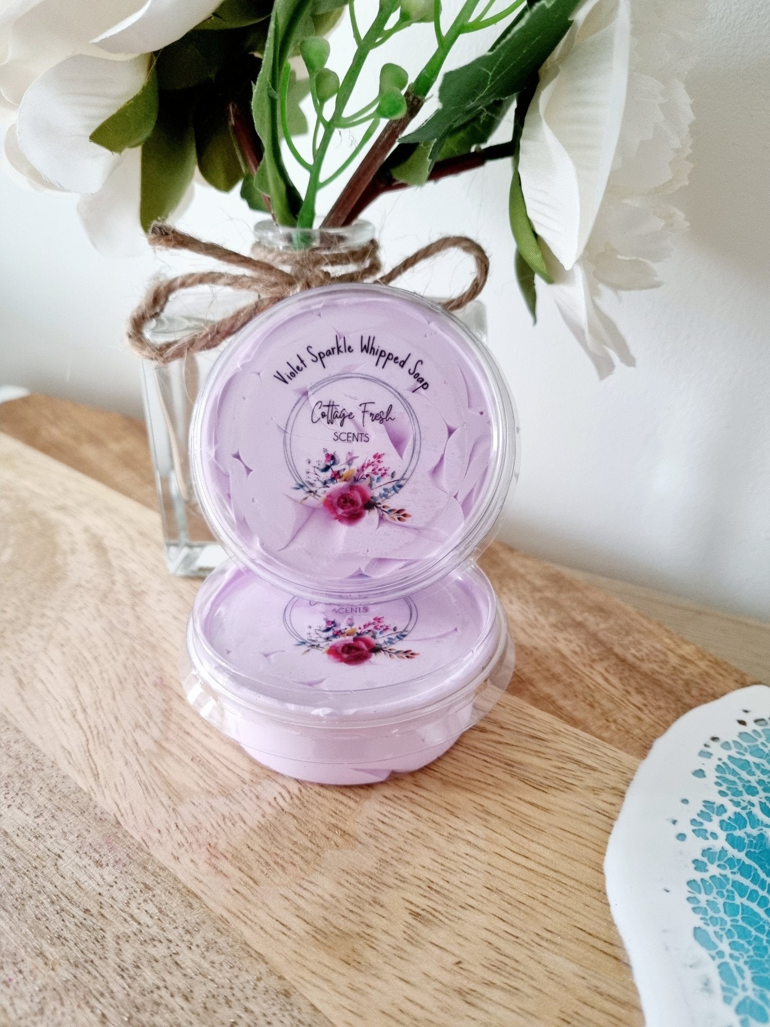 Violet Sparkle Whipped Soap - Whipped Soap - Cottage Fresh Scents