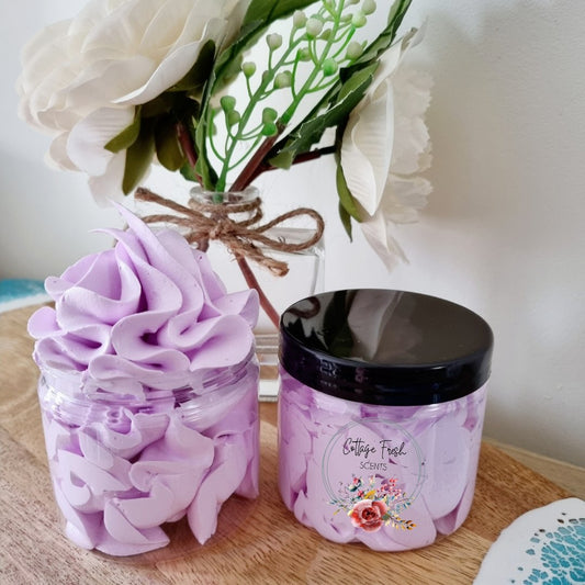 Violet Sparkle Whipped Soap - Whipped Soap - Cottage Fresh Scents