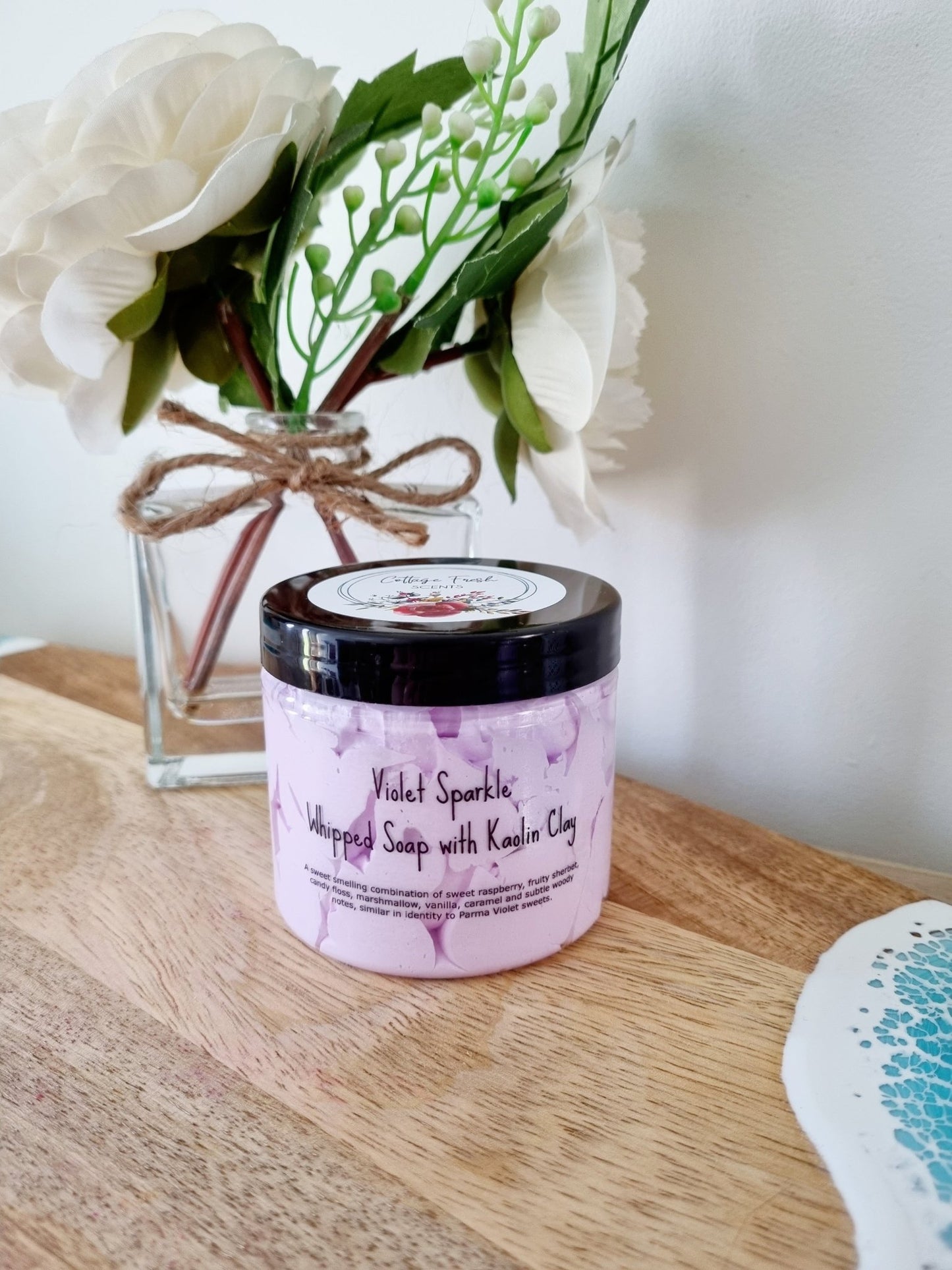 Violet Sparkle Whipped Soap - Whipped Soap - Cottage Fresh Scents
