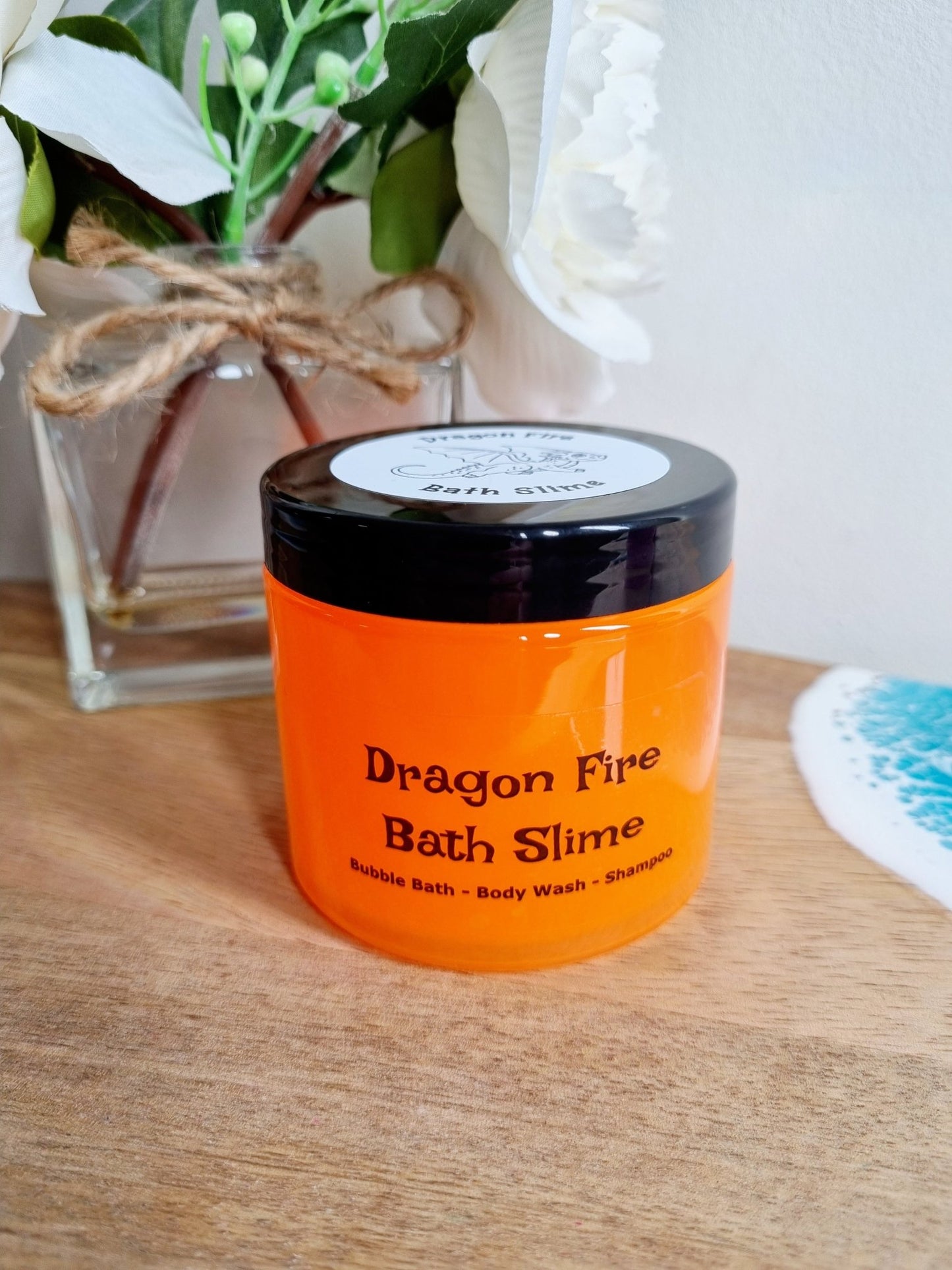 Dragon Fire Bubble Bath Slime, Fruit Salad Scented - Bubble Bath - Cottage Fresh Scents