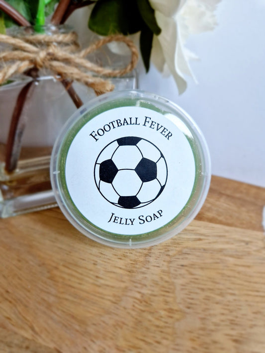 Football Themed Jelly Soap, Novelty Bath Gift - Jelly Soap - Cottage Fresh Scents