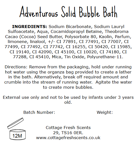 Football Themed Solid Bubble Bath - Novelty Gift - Solid Bubble Bath Bar - Cottage Fresh Scents