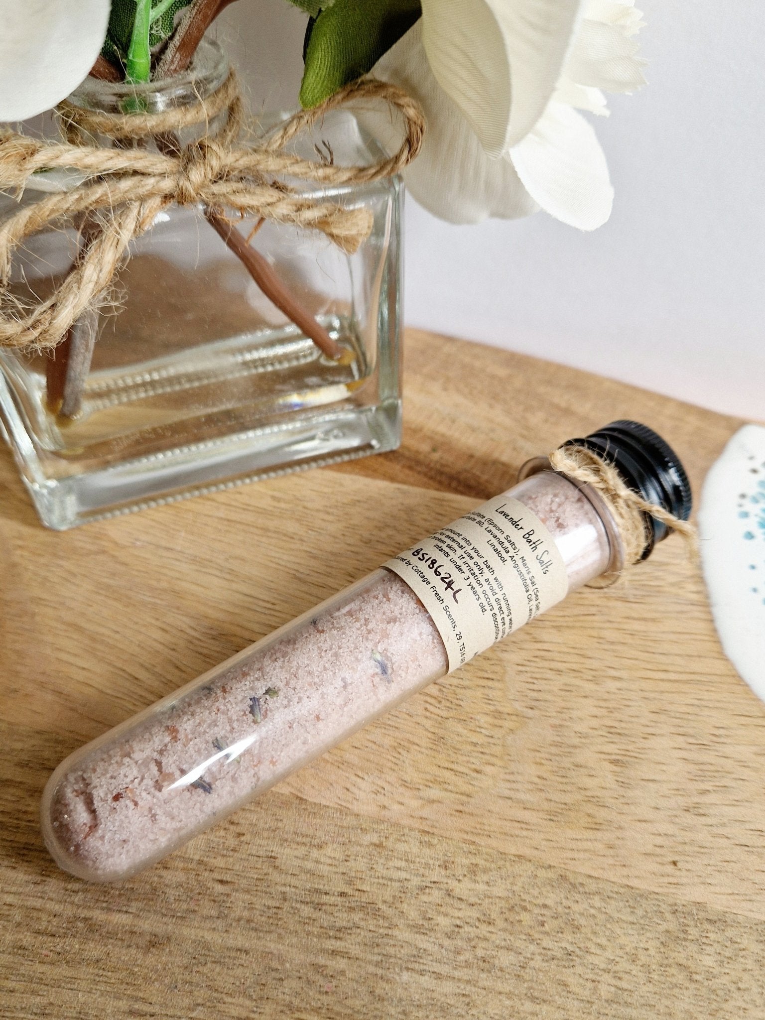 Lavender Bath Salts - Vegan Self Care Gift - Bath Salts - Cottage Fresh Scents
