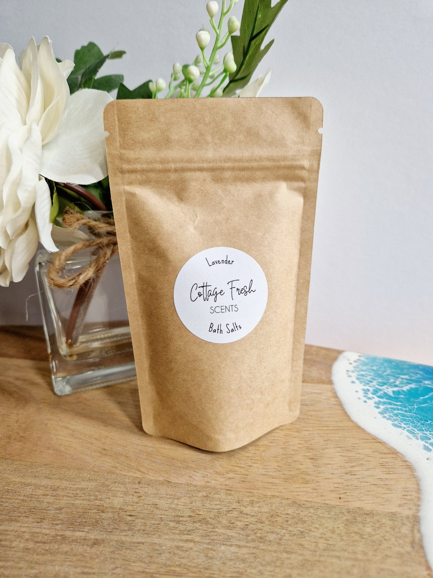 Lavender Bath Salts - Vegan Self Care Gift - Bath Salts - Cottage Fresh Scents
