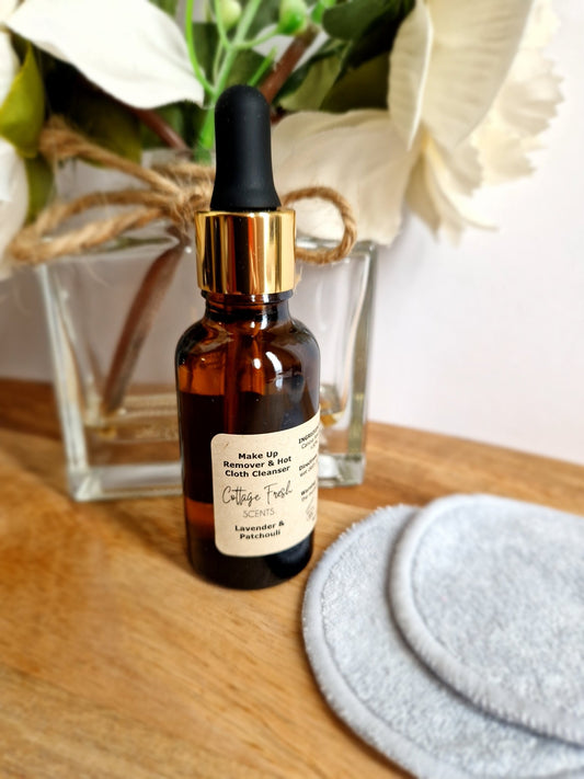 Lavender & Patchouli Make Up Remover / Hot Cloth Cleanser - Make Up Remover / Cleanser - Cottage Fresh Scents