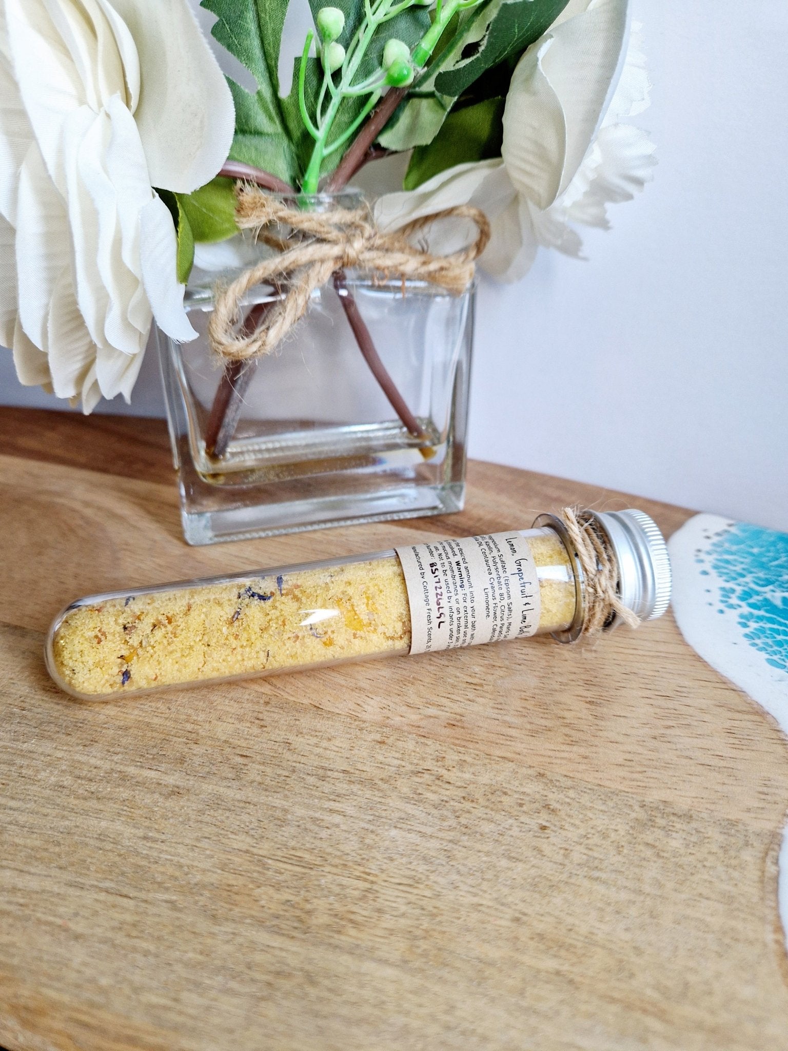 Lemon, Grapefruit & Lime Bath Salts - Vegan Self Care Gift - Bath Salts - Cottage Fresh Scents