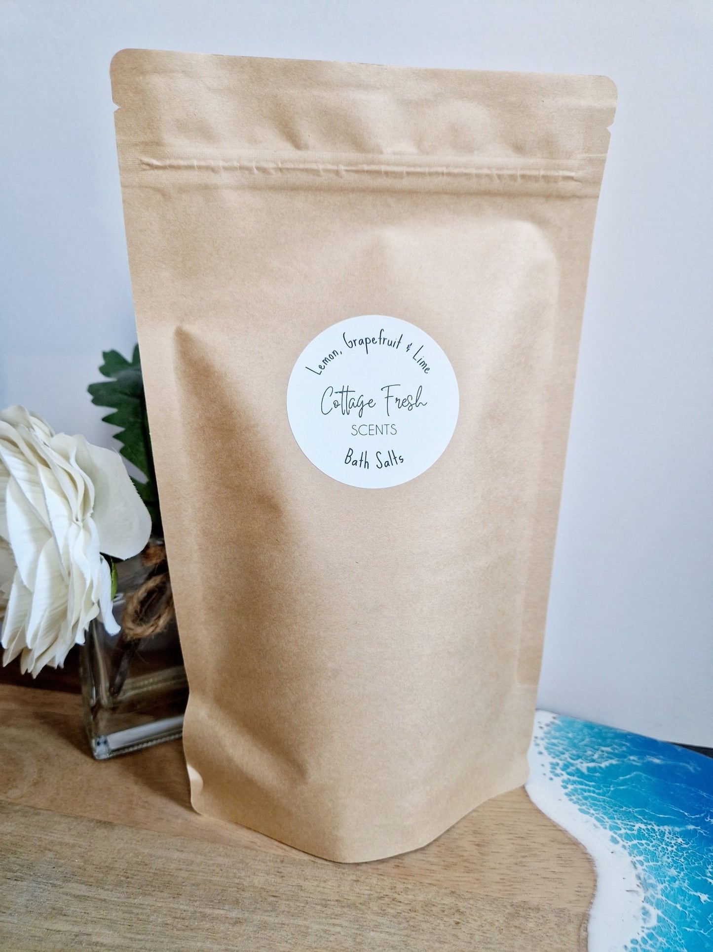 Lemon, Grapefruit & Lime Bath Salts - Vegan Self Care Gift - Bath Salts - Cottage Fresh Scents