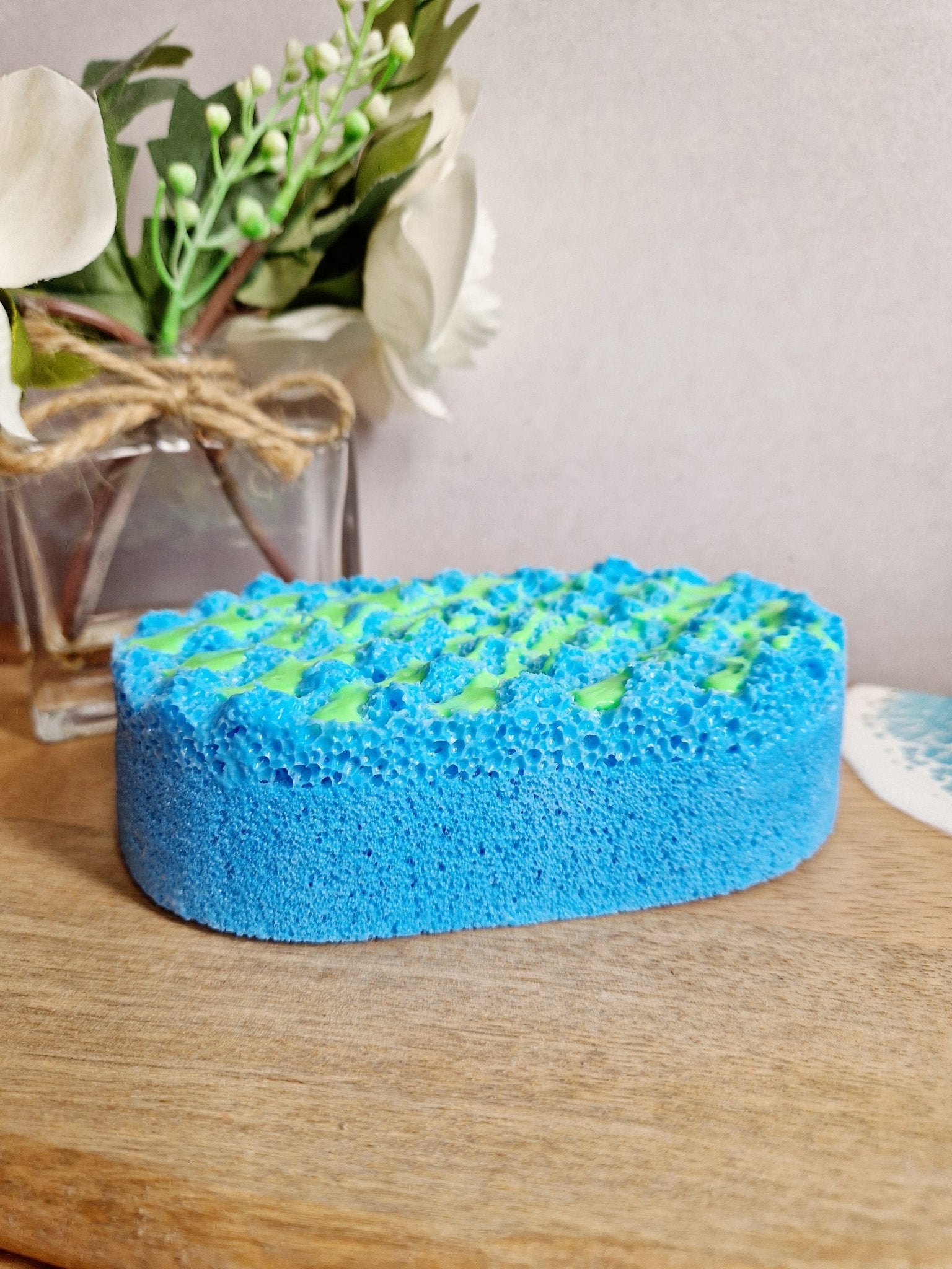 Savage Soap Infused Exfoliating Massage Sponge - Soap Sponge - Cottage Fresh Scents